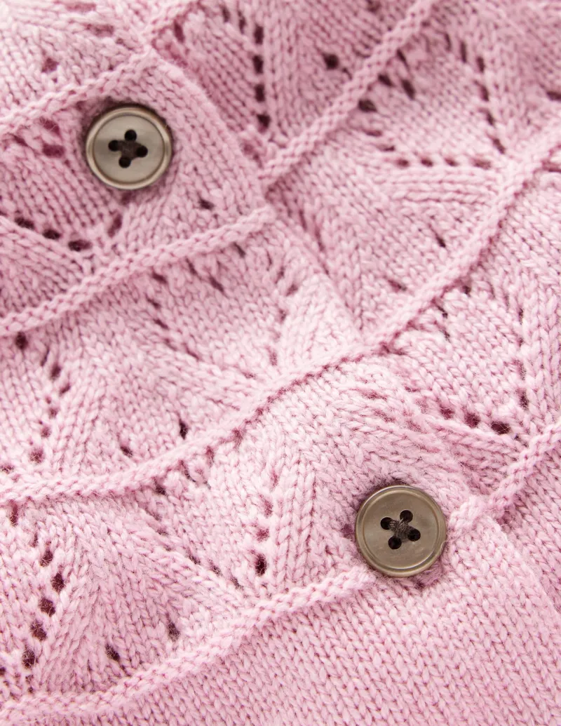 Sweaters & Cardigans-Boden Pretty Raglan Cardigan-Soft Lavender Pink SoftLavenderPink