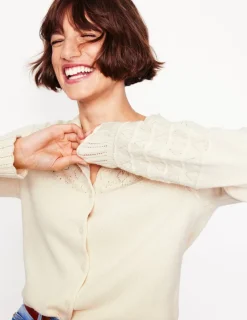 Sweaters & Cardigans-Boden Pretty Raglan Cardigan-Warm Ivory WarmIvory
