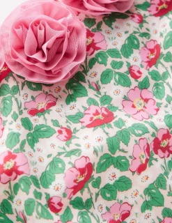 Swimwear & Beachwear-Boden Pretty Scoopback Swimsuit-Chalk Pink Wild Rose ChalkPinkWildRose