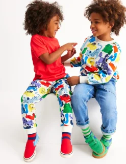 Joggers & Sweatpants-Boden Printed Comfy Joggers-Rainbow Pets RainbowPets