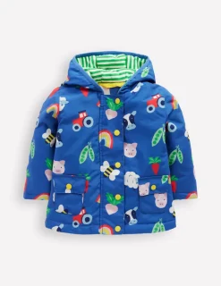Coats & Jackets-Boden Printed Fisherman-Blue Rainbow Farm BlueRainbowFarm
