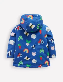 Coats & Jackets-Boden Printed Fisherman-Blue Rainbow Farm BlueRainbowFarm