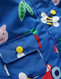 Coats & Jackets-Boden Printed Fisherman-Blue Rainbow Farm BlueRainbowFarm