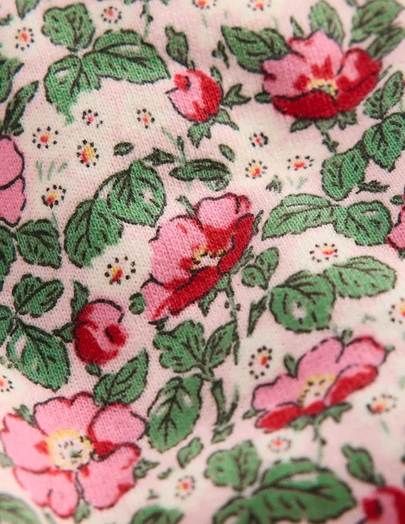 Tops & T-Shirts | Sweatshirts & Hoodies-Boden Printed Relaxed Sweatshirt-Chalk Pink Wild Rose ChalkPinkWildRose