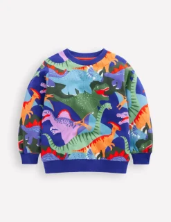 Sweatshirts & Hoodies | Tops, T-Shirts & Polos-Boden Printed Sweatshirt-Multi Dino Camo MultiDinoCamo