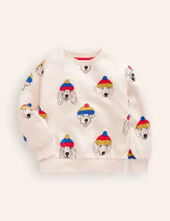 Sweatshirts & Hoodies | Tops, T-Shirts & Polos-Boden Printed Sweatshirt-oatmeal dude dogs oatmealdudedogs