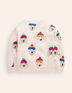 Sweatshirts & Hoodies | Tops, T-Shirts & Polos-Boden Printed Sweatshirt-oatmeal dude dogs oatmealdudedogs