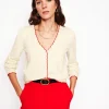 Sweaters & Cardigans-Boden Pru Scallop Trim Cardigan-Warm Ivory WarmIvory