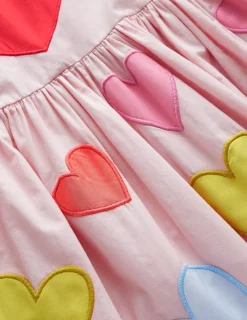 Dresses-Boden Puff Sleeve Heart Dress-Light Pink Hearts LightPinkHearts