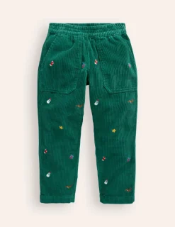Pants & Jeans-Boden Pull-On Cord Pants-Festive Embroidery FestiveEmbroidery