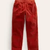 Pants & Jeans-Boden Pull-On Cord Trousers-Roasted Chestnut RoastedChestnut