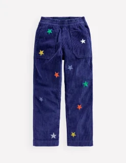 Pants & Jeans-Boden Pull-On Cord Trousers-Sapphire Blue Star SapphireBlueStar