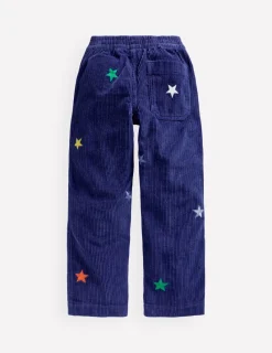 Pants & Jeans-Boden Pull-On Cord Trousers-Sapphire Blue Star SapphireBlueStar