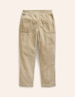 Pants & Jeans-Boden Pull-On Cord Trousers-Soft Stone SoftStone