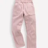 Pants & Jeans-Boden Pull-On Trouser-Pink Ticking PinkTicking
