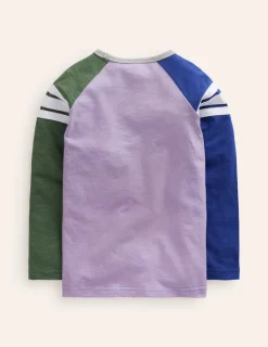 Tops, T-Shirts & Polos-Boden Raglan T-Shirt-Aster Multi AsterMulti