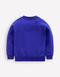 Sweatshirts & Hoodies | Tops, T-Shirts & Polos-Boden Rainbow Sweatshirt-Peacock Plume Blue PeacockPlumeBlue