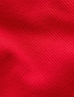 Tops & T-Shirts-Boden Ribbed Long Sleeve T-Shirt-Cherry Jam/Soft Ivory Stripe CherryJam/SoftIvoryStripe
