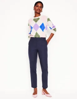 Pants-Boden Richmond 7/8 Pants- Navy