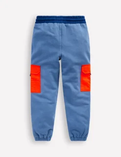 Joggers & Sweatpants-Boden Ripstop Cargo Joggers-Robot Blue RobotBlue