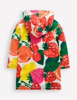 Swimwear & Beachwear-Boden Romie Towelling Zip Throw-On-Multi Giant Fruit MultiGiantFruit