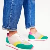 Flats | Nightwear & Lougewear-Boden Runner Sneakers-Pink Colourblock PinkColourblock