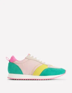 Flats | Nightwear & Lougewear-Boden Runner Sneakers-Pink Colourblock PinkColourblock