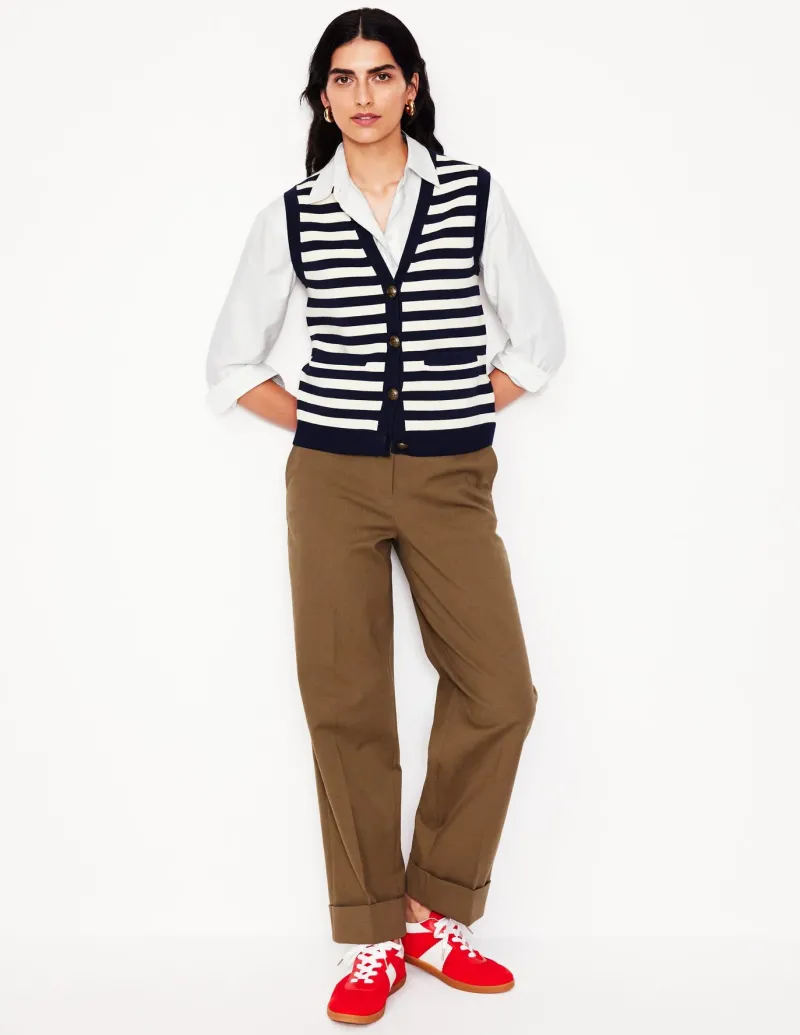 Shirts | Tops & Blouses-Boden Sadie Relaxed Cotton Shirt-White Oxford WhiteOxford