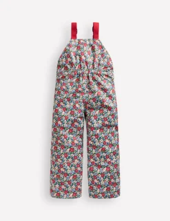 Coats & Jackets-Boden Salopette Waterproof Trousers-Glacier Blue Winter Floral GlacierBlueWinterFloral
