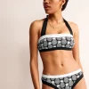 Swimwear-Boden Santorini Bikini Bottoms-Black, Pineapple Geo Black,PineappleGeo
