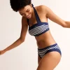 Swimwear-Boden Santorini Bikini Bottoms-Navy/ Ivory Stripe Navy/IvoryStripe