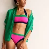 Swimwear-Boden Santorini Bikini Bottoms-Super Pink Colourblock SuperPinkColourblock