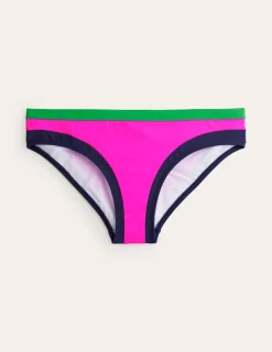 Swimwear-Boden Santorini Bikini Bottoms-Super Pink Colourblock SuperPinkColourblock
