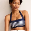 Swimwear-Boden Santorini Bikini Top-French Navy, Ivory Stripe FrenchNavy,IvoryStripe