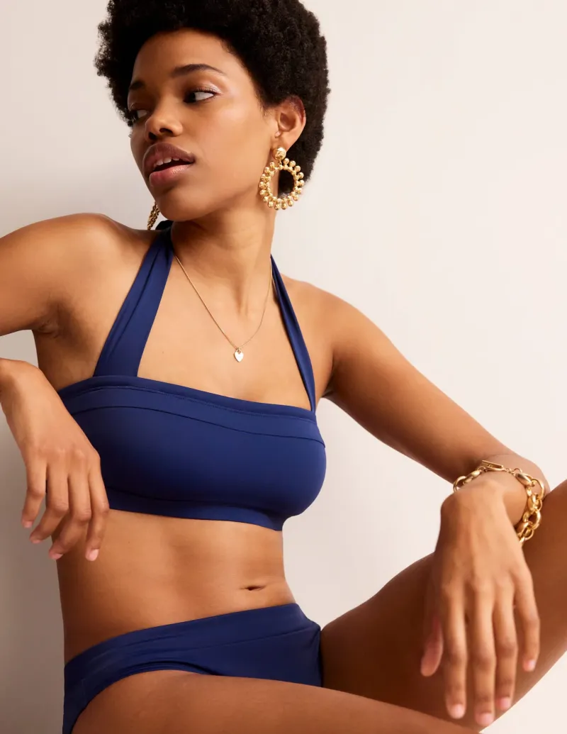 Swimwear-Boden Santorini Bikini Top- Navy