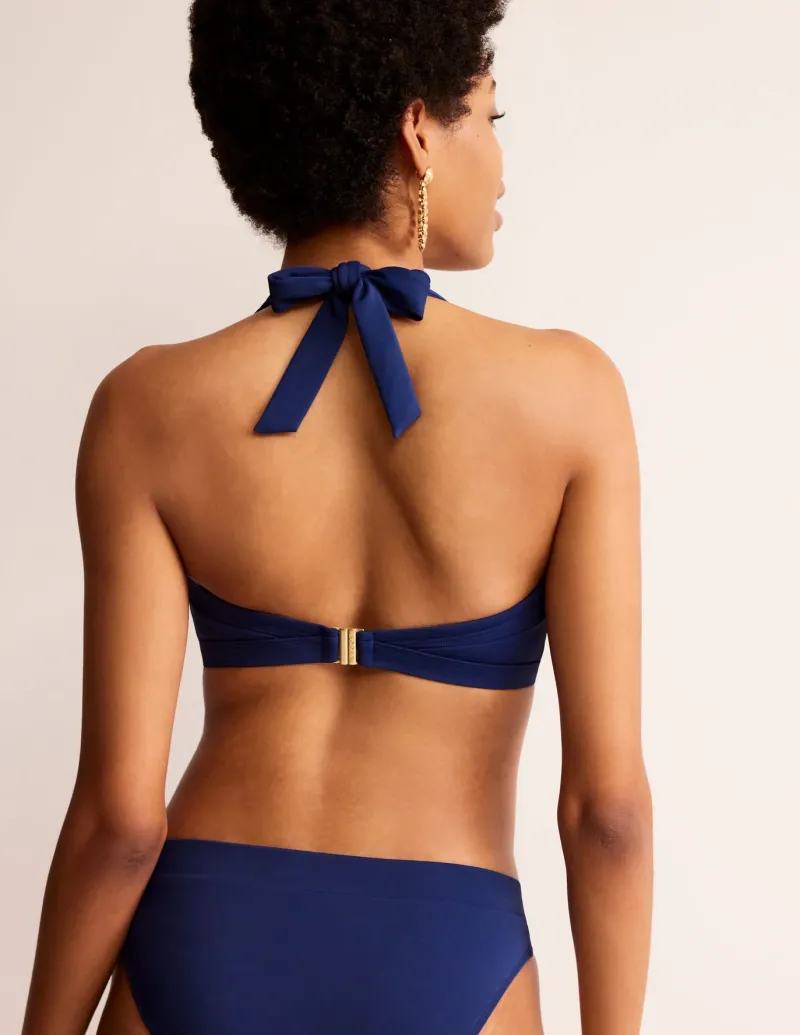 Swimwear-Boden Santorini Bikini Top- Navy