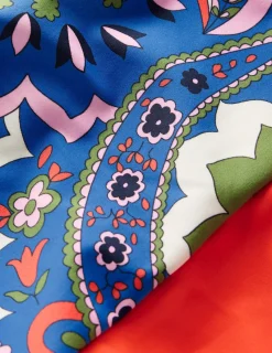 Swimwear-Boden Santorini Halterneck Swimsuit-Blue, Foliage Paisley Blue,FoliagePaisley