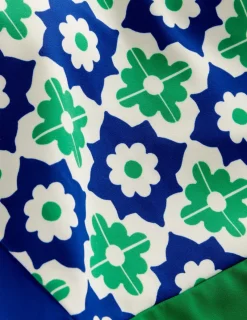 Swimwear-Boden Santorini Halterneck Swimsuit-Surf The Web, Geometric Stamp SurfTheWeb,GeometricStamp