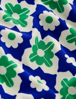 Swimwear-Boden Santorini Tankini Top-Surf The Web, Geometric Stamp SurfTheWeb,GeometricStamp