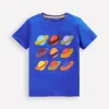 Tops, T-Shirts & Polos-Boden Short Sleeve Bouclé T-shirt-Kingfisher Blue Space KingfisherBlueSpace