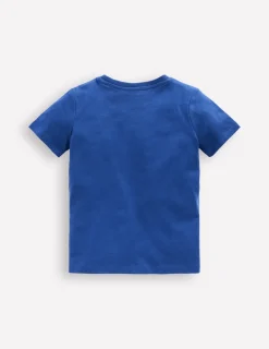Tops, T-Shirts & Polos-Boden Short Sleeve Bouclé T-shirt-Starboard Blue Dogs StarboardBlueDogs