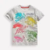 Tops, T-Shirts & Polos-Boden Short Sleeve GITD T-shirt-Grey Marl Dragons GreyMarlDragons