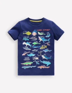 Tops, T-Shirts & Polos-Boden Short Sleeve GITD T-shirt-Starboard Blue Sharks StarboardBlueSharks