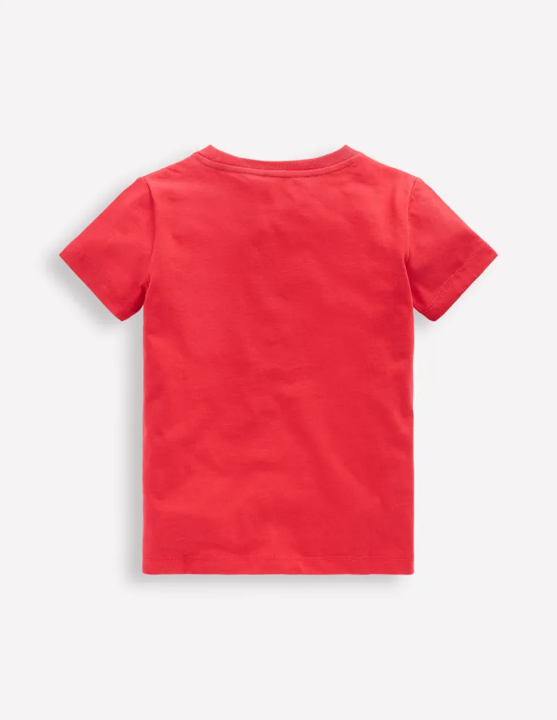 Tops, T-Shirts & Polos-Boden Short Sleeve Printed T-Shirt-Cherry Tomato Red Dogs CherryTomatoRedDogs
