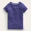 Tops & T-Shirts-Boden Short Sleeve Ribbed T-Shirt-Starboard Blue StarboardBlue