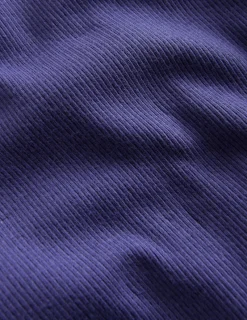 Tops & T-Shirts-Boden Short Sleeve Ribbed T-Shirt-Starboard Blue StarboardBlue