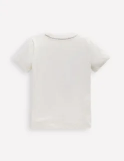 Tops, T-Shirts & Polos-Boden Short Sleeve Riso T-Shirt-Soft Ivory Race Cars SoftIvoryRaceCars