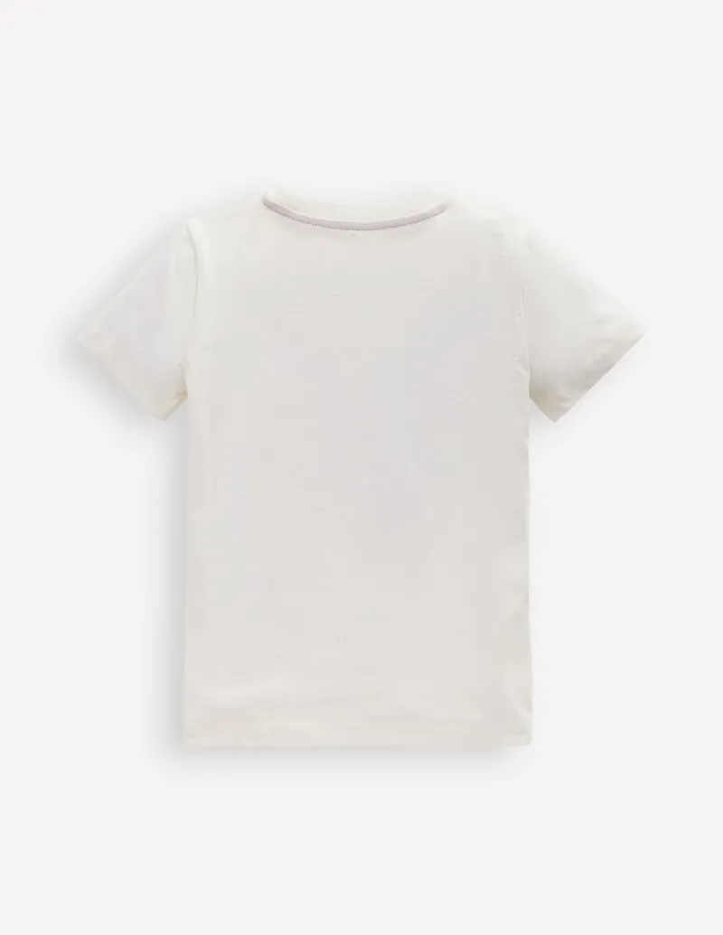 Tops, T-Shirts & Polos-Boden Short Sleeve Riso T-Shirt-Soft Ivory Race Cars SoftIvoryRaceCars
