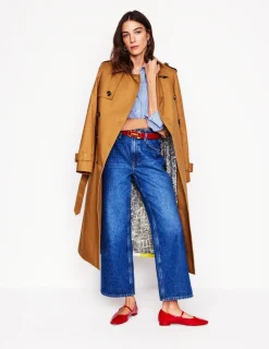 Tops & Blouses | Shirts-Boden Sienna Cotton Shirt-Fine Blue Stripe FineBlueStripe