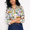 Tops & Blouses | Shirts-Boden Sienna Cotton Shirt-Ivory, London Town Ivory,LondonTown